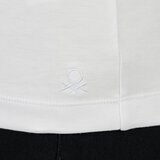 United Colors of Benetton Playera para Dama Blanco Extra Chica