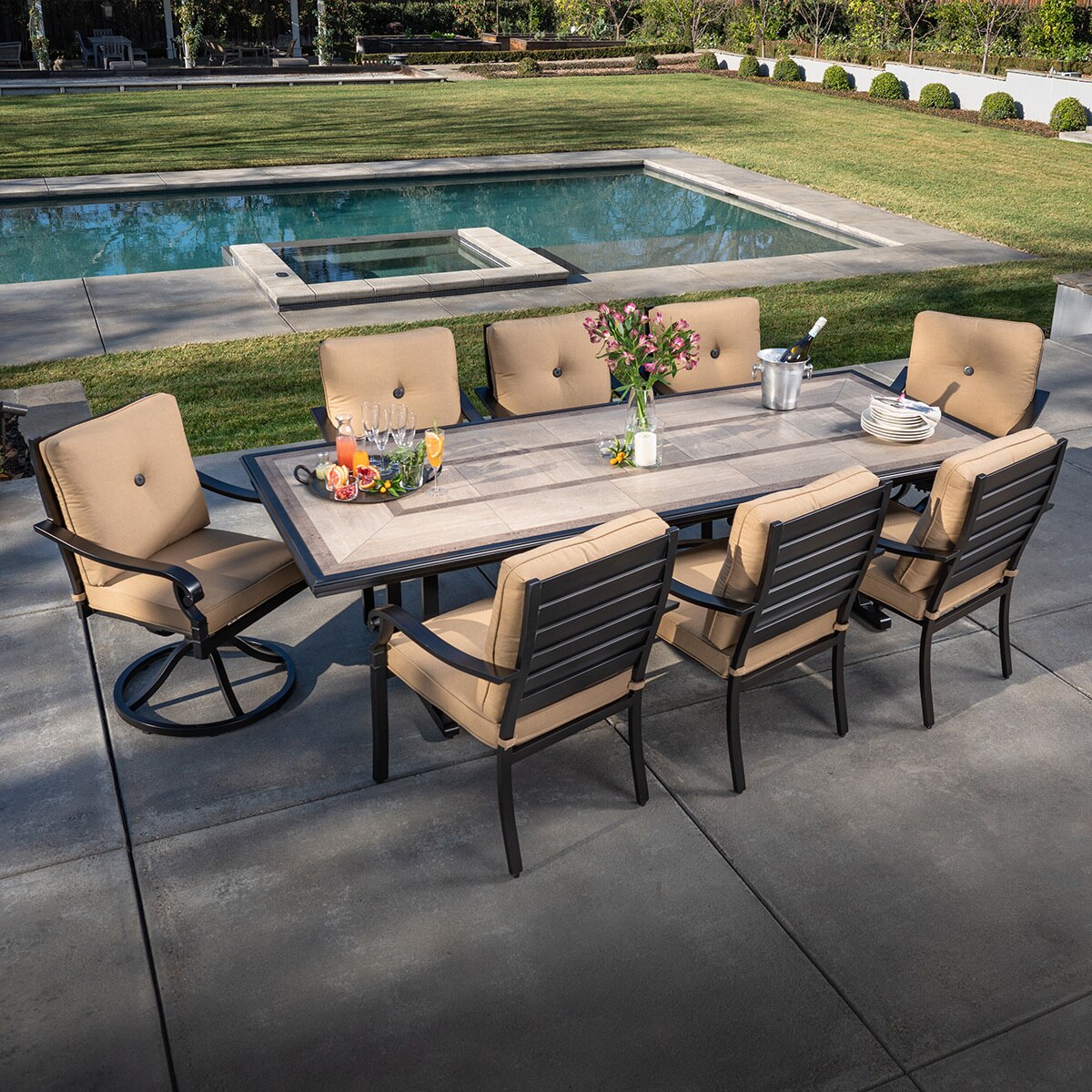 Sunvilla comedor para exterior de 9 piezas Costco México