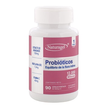 Naturagel Probióticos Equilibrio de la Flora Íntima 90 Cápsulas