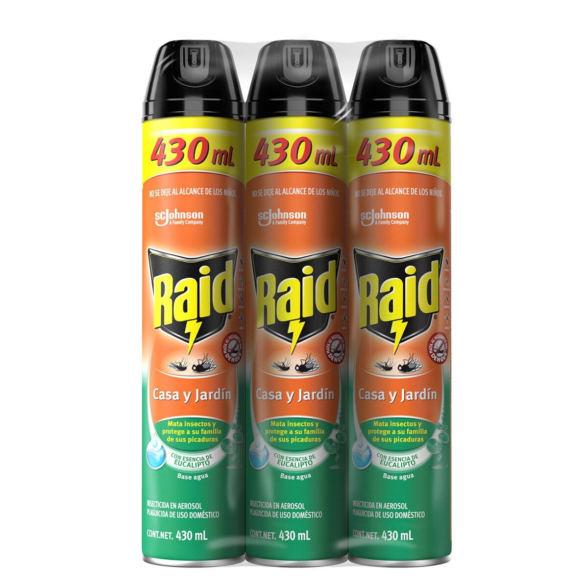 Raid, Casa y Jardín de Eucalipto 3 pzas