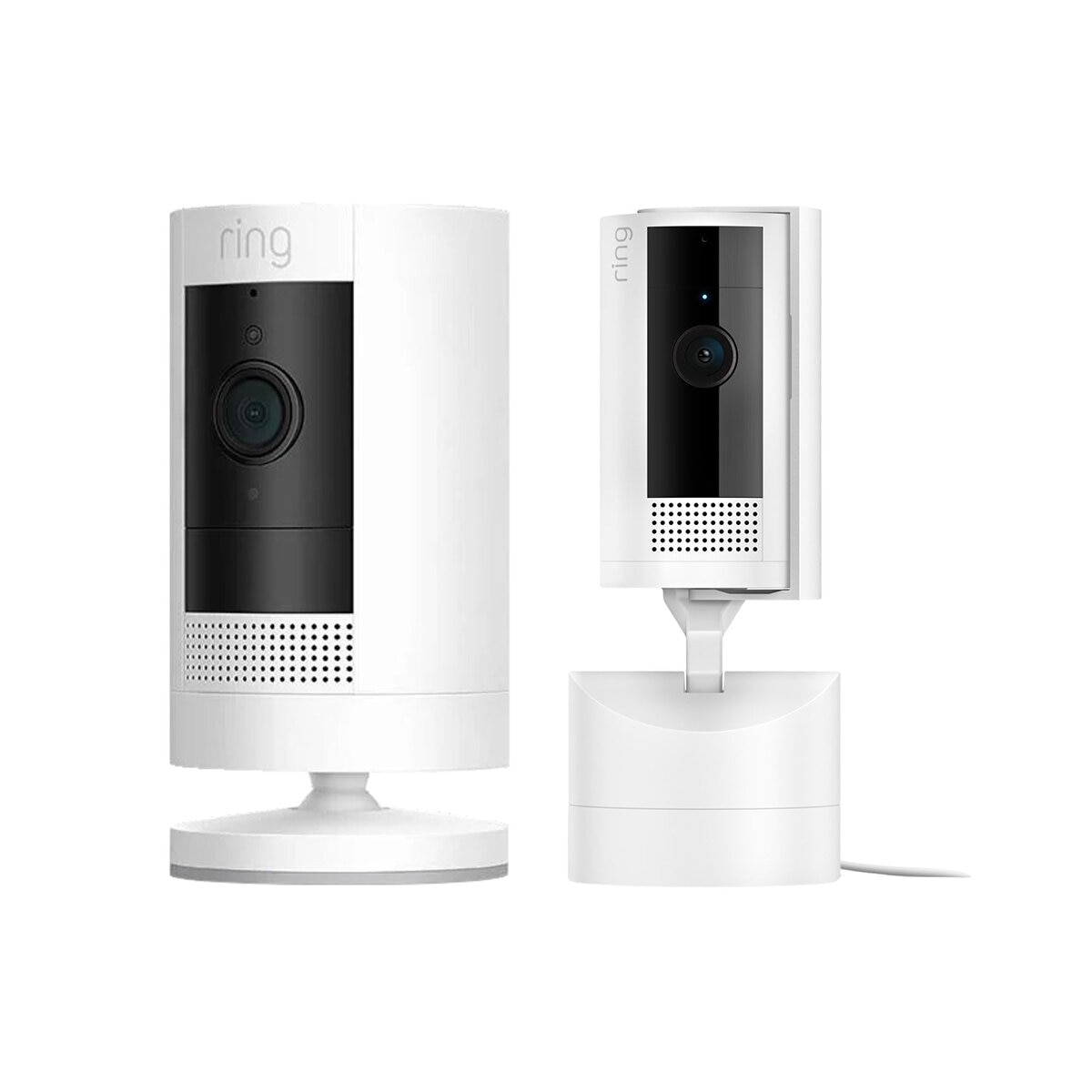Ring, Bundle Cámara de Seguridad Exterior Inalámbrica + Cáma de Seguridad Interior con Movimiento