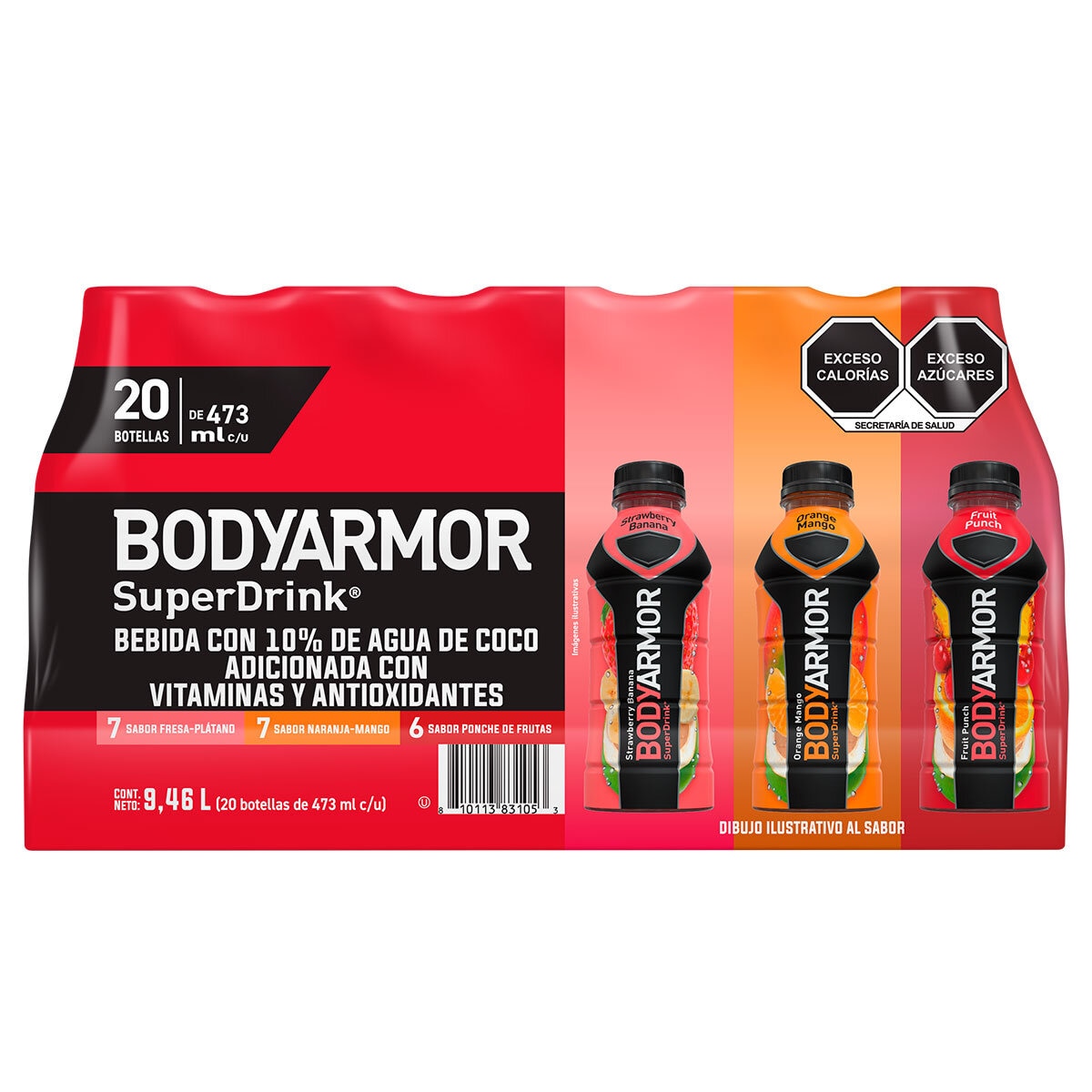 BodyArmor Super Drink 20 pzas de 473 ml