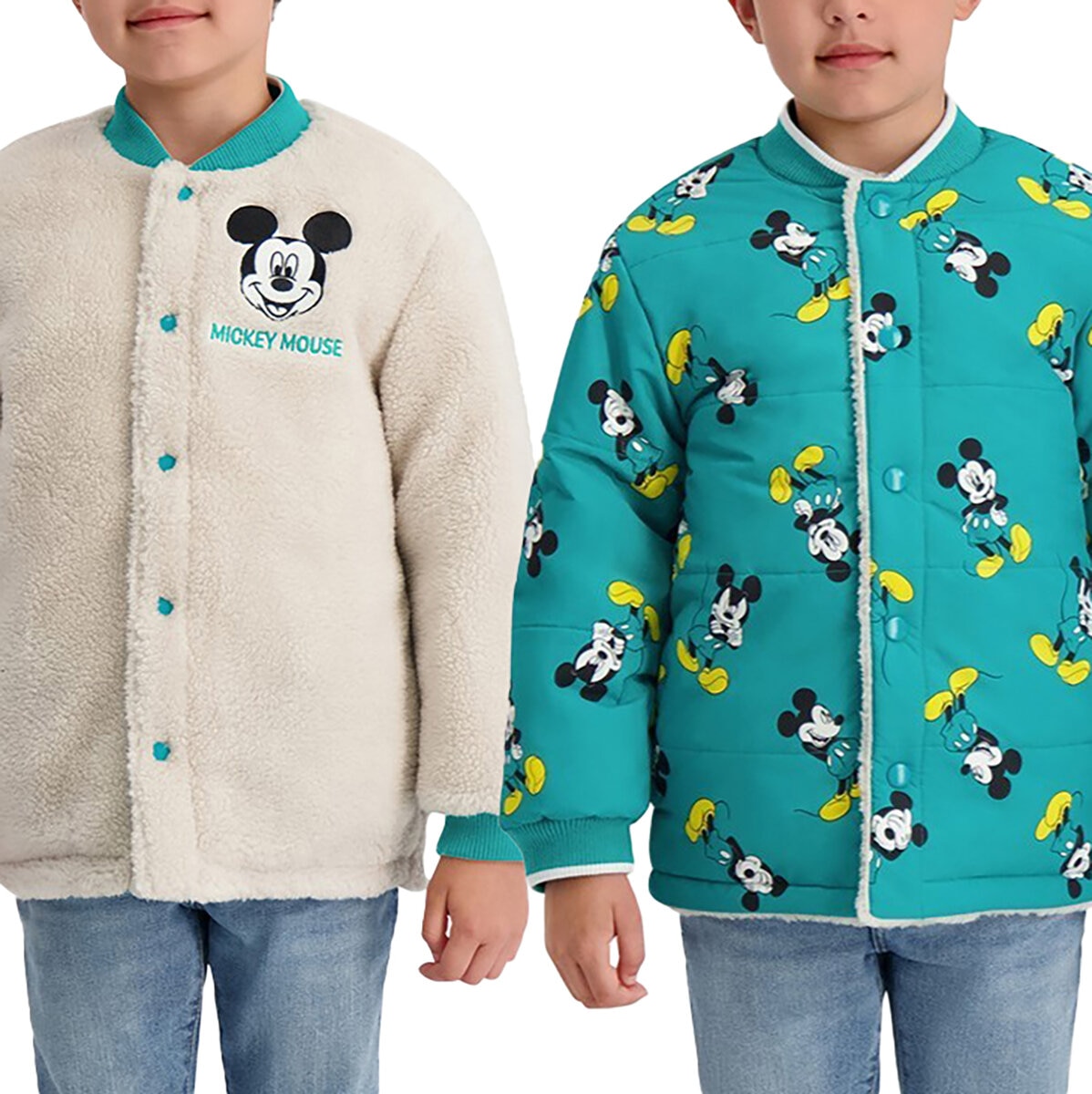 Chamarra Reversible para Niños y Niñas Varias Tallas y Colores