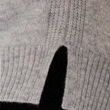 Mario Serrani Italy Suéter 100% Cashmere para Dama Gris Chica