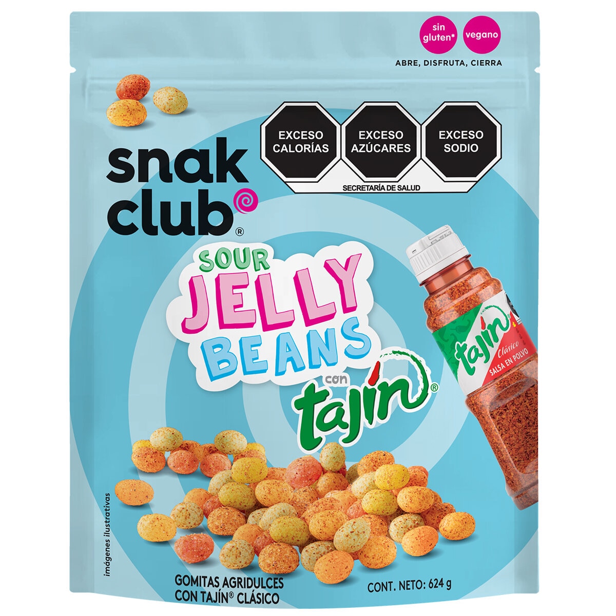 Snak Club Jelly Beans Agridulces con Tajín 624 g