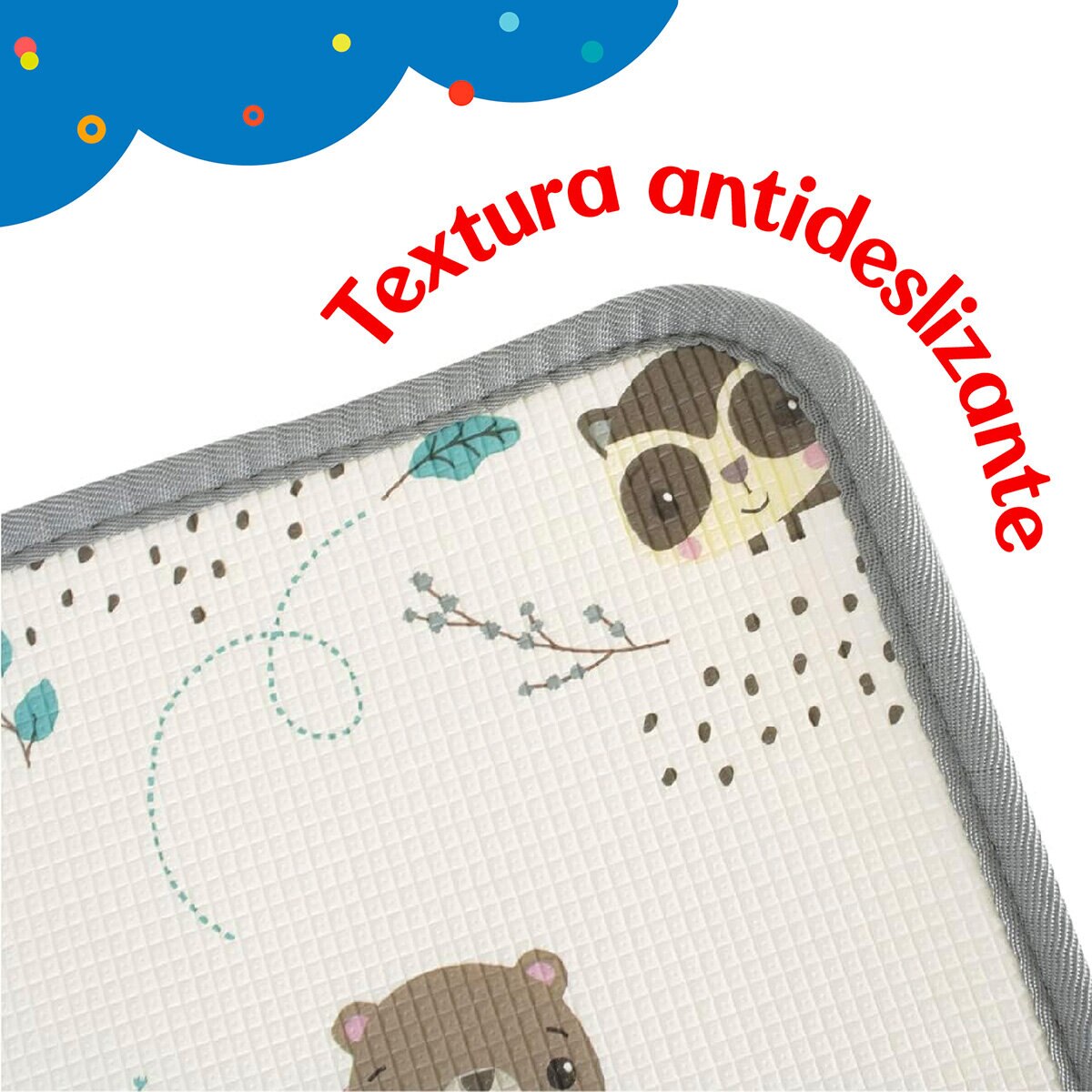 Fisher Price, Tapete de Juego Doble Vista Forest Wonder