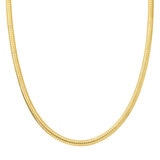 Cadena Tubogas, 45.72cm, Oro Amarillo 14K