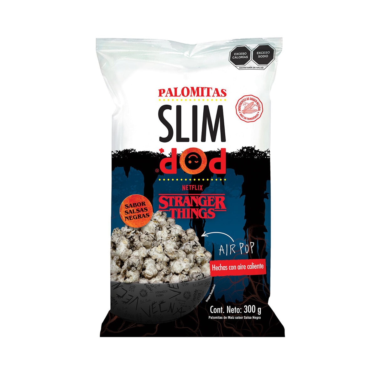 Slim Pop Palomitas de Maíz Sabor Salsas Negras 300 g