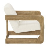 Thomasville, Silla de Tela con Base de Madera