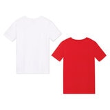 Champion Playera 2 piezas para Niños y Niñas Rojo / Blanco 7 / 8 Años