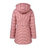 Bebe Chamarra Acolchada con Capucha para Dama Rosa Mediana | Costc