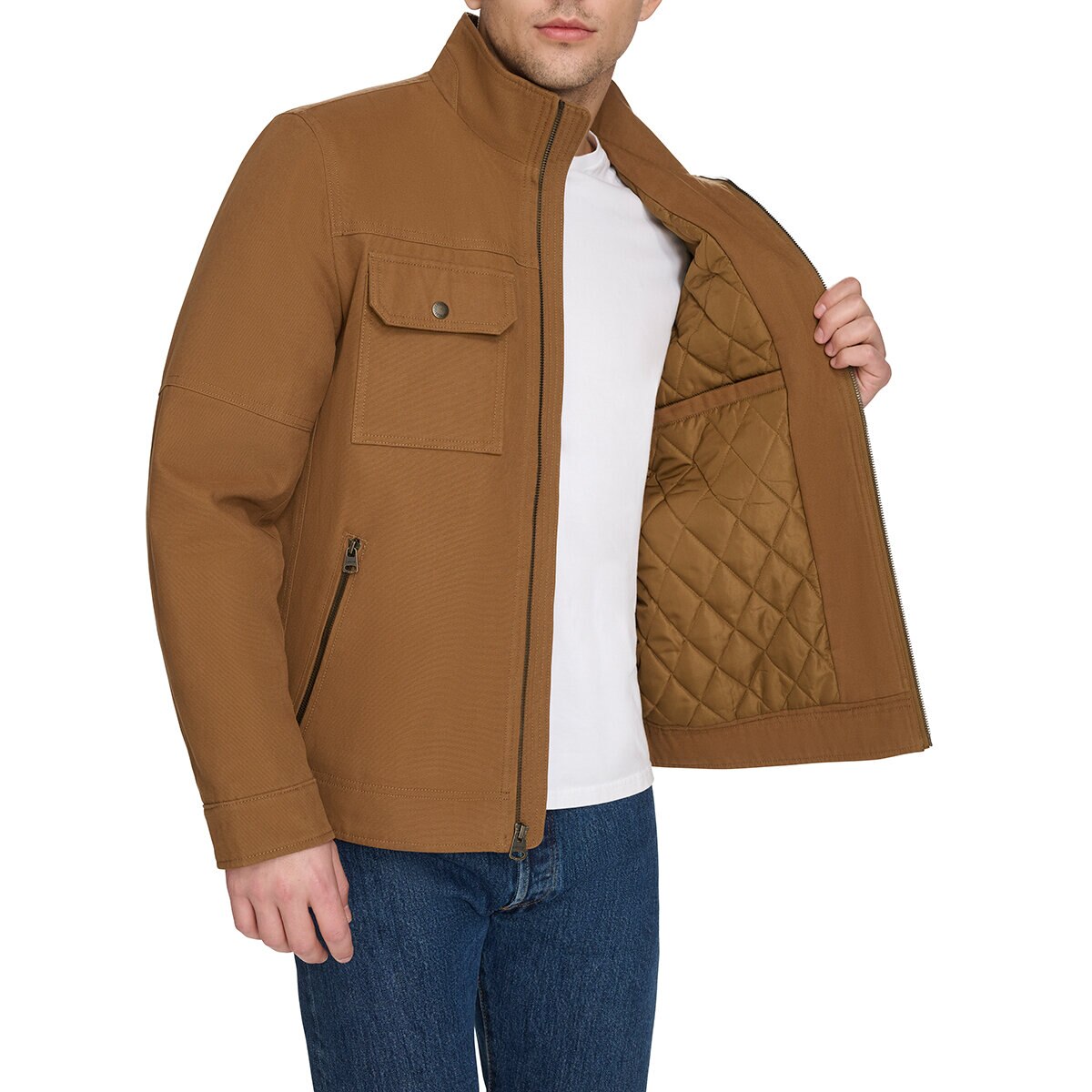 Levi's Chamarra para Caballero Café Extra Grande Levi's Chamarra para Caballero Café Extra Grande