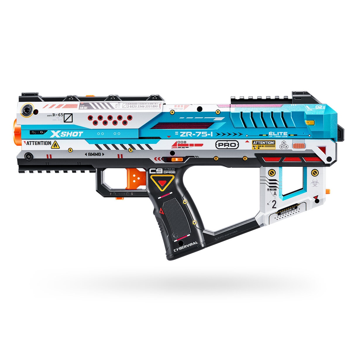 X-Shot Pro Fury-X Paquete de Batall con 2 Blasters y Blanco Interactivo