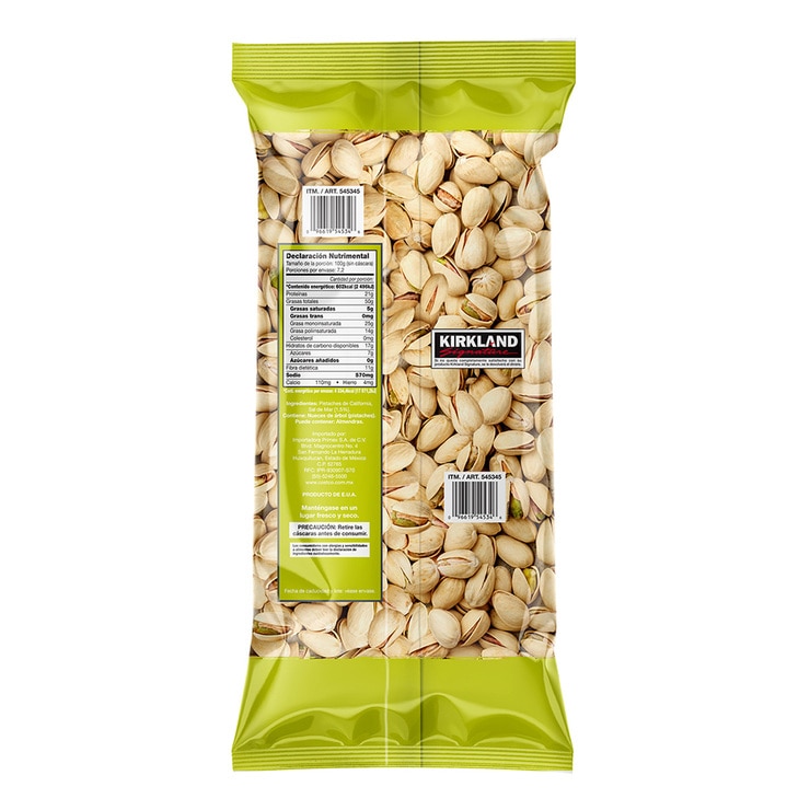 Kirkland Signature Pistaches Tostados y Salados 1.36 kg