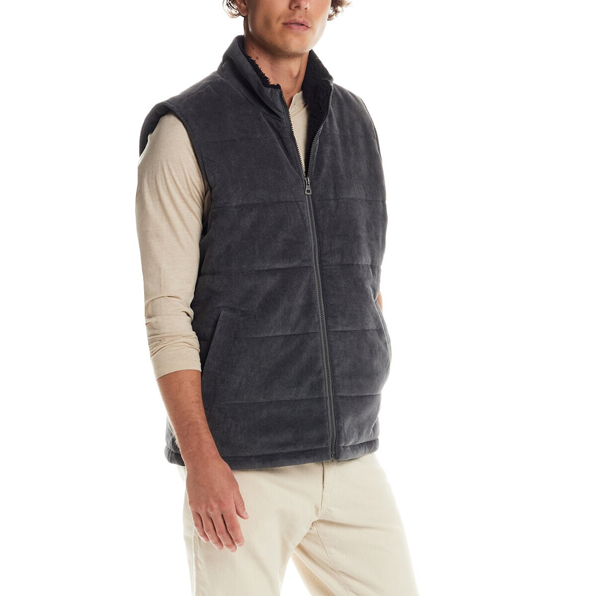 Weatherproof Vintage Chaleco para Caballero Gris Grande