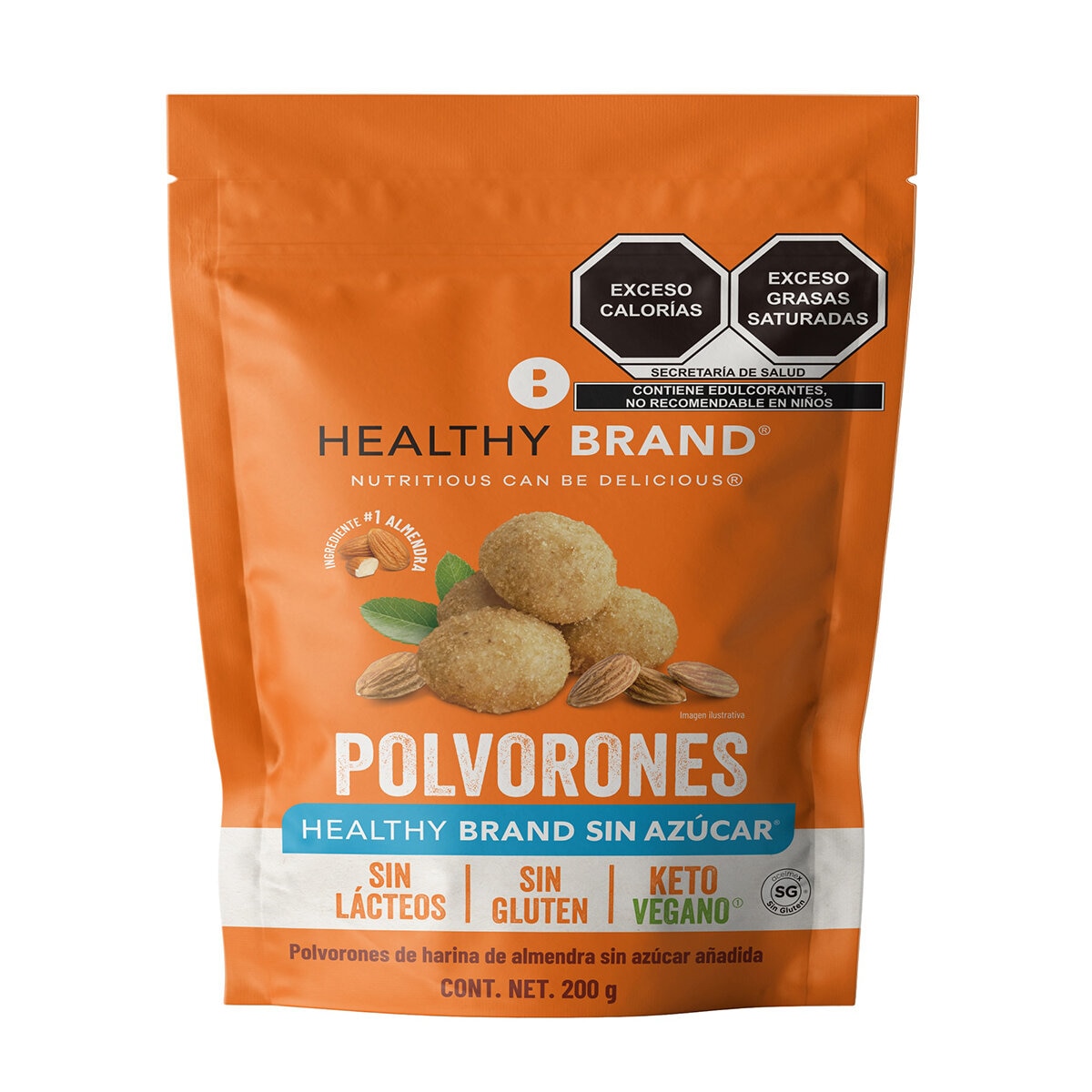 Healthy Brand Polvorones Keto 200 g