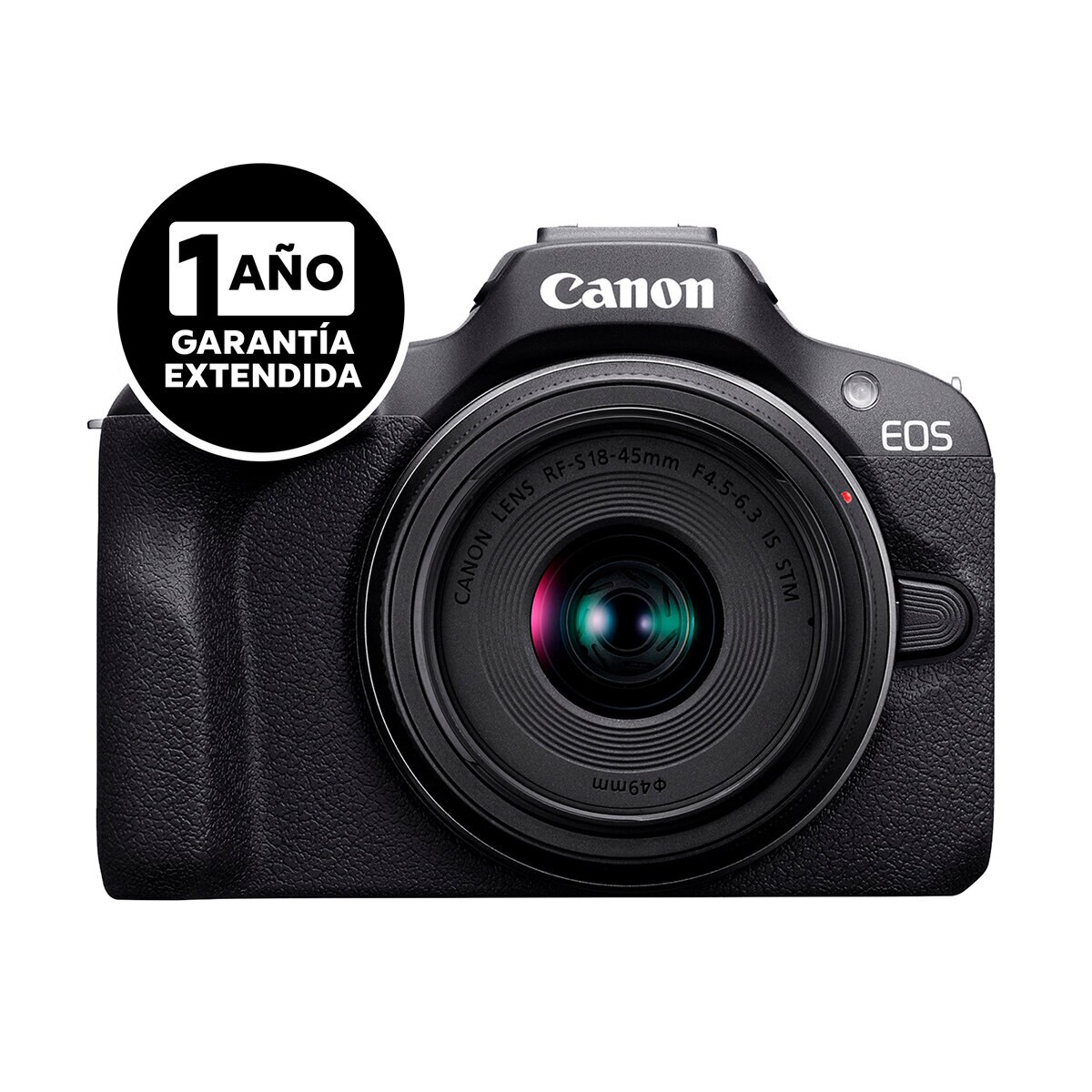 Canon, Cámara Digital EOS R100 RF-S 18-45mm + Garantía Extendida