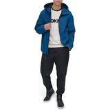 DKNY Chamarra para Caballero Azul Mediana