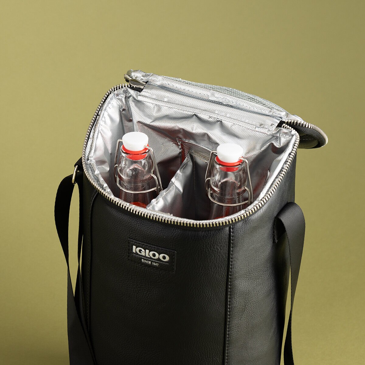 Igloo Bolsa Térmica para Vino Luxe Negra