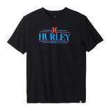 Hurley Playera para Caballero Negro Grande