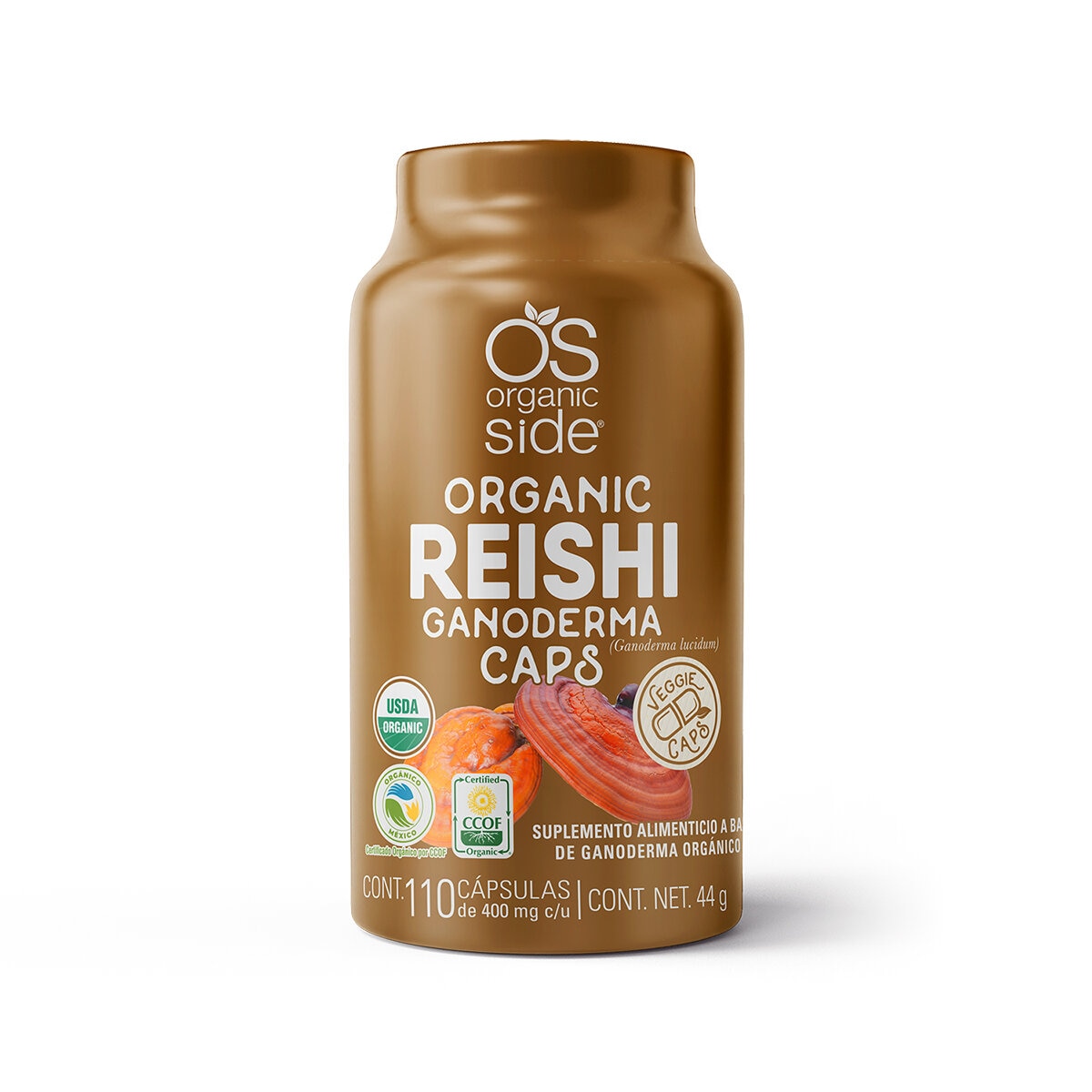 Organic Side Reishi 110 Cápsulas