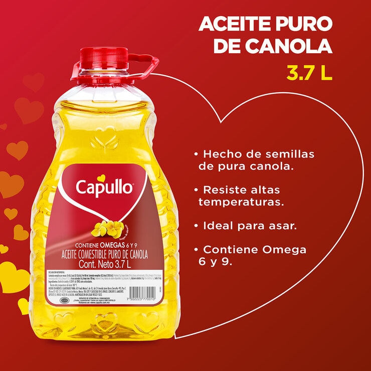 Capullo Aceite de Canola 3.7 l