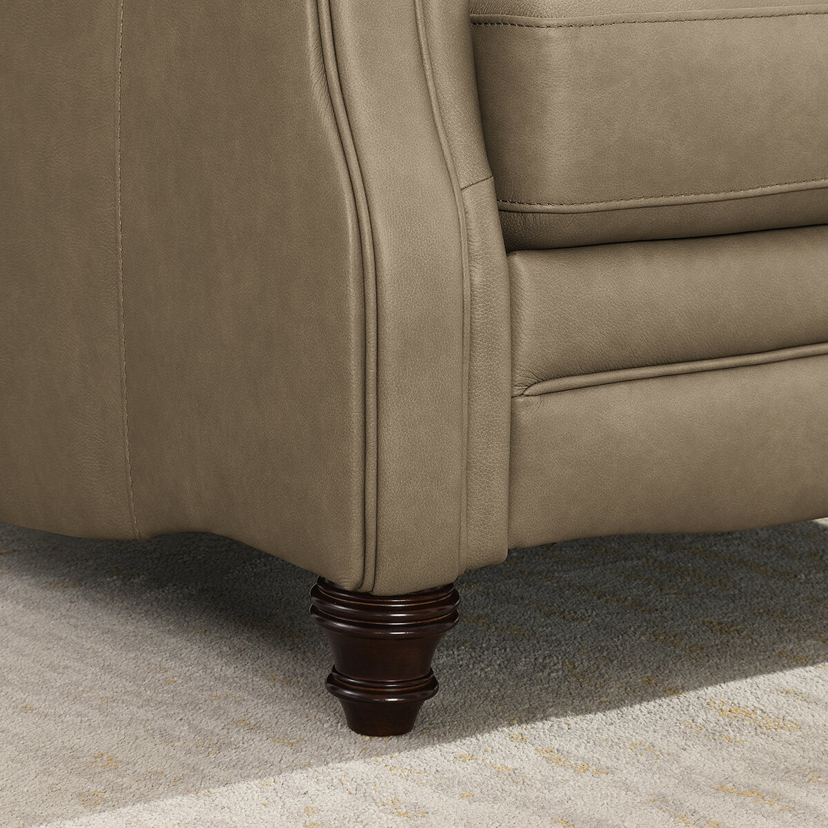 Simon Li Furniture, Sillón Reclinable de Piel con Sistema Eléctrico