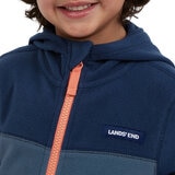 Lands' End Sudadera para Niños y Niñas Azul 4 Años