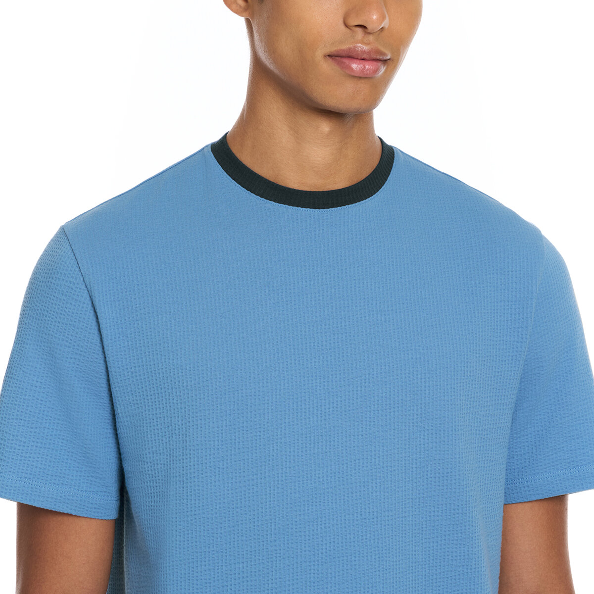 Scotch & Soda Amsterdam Playera para Caballero Azul Grande