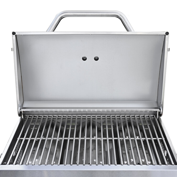 NXR, Parrilla de Acero Inoxidable Portátil de Gas Propano de 3 Quemadores