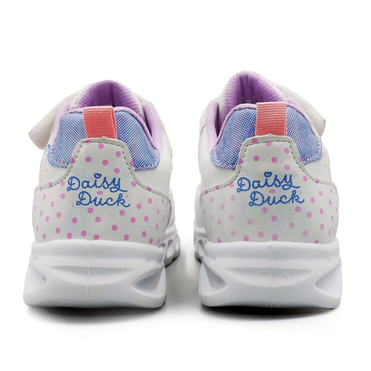 Disney Minnie & Daisy, Tenis Color Blanco con Luces, para Niña Varias Tallas