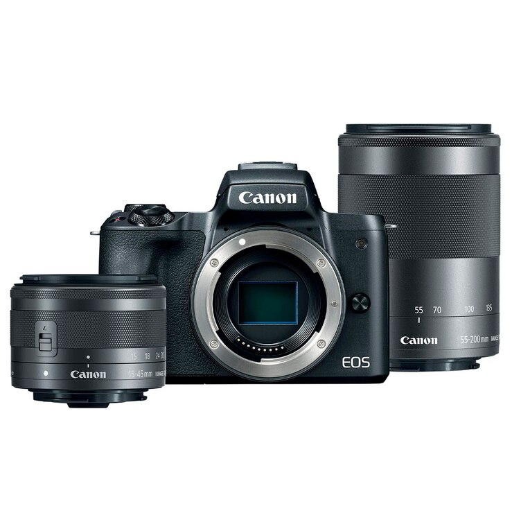Cámara Canon EOS M50 + EFM 55 Costco México