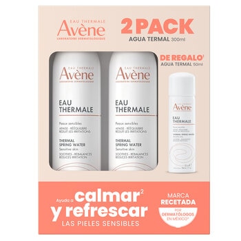Avène Kit de Agua Termal 2 de 300 ml + 50 ml