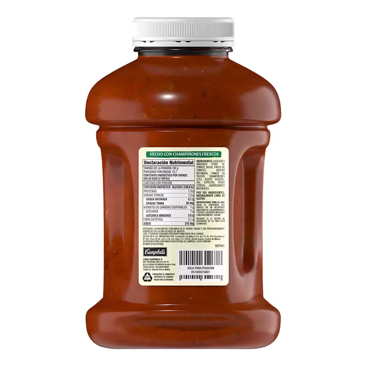 Prego Salsa con Champiñones 2 pzas de 1.27 kg