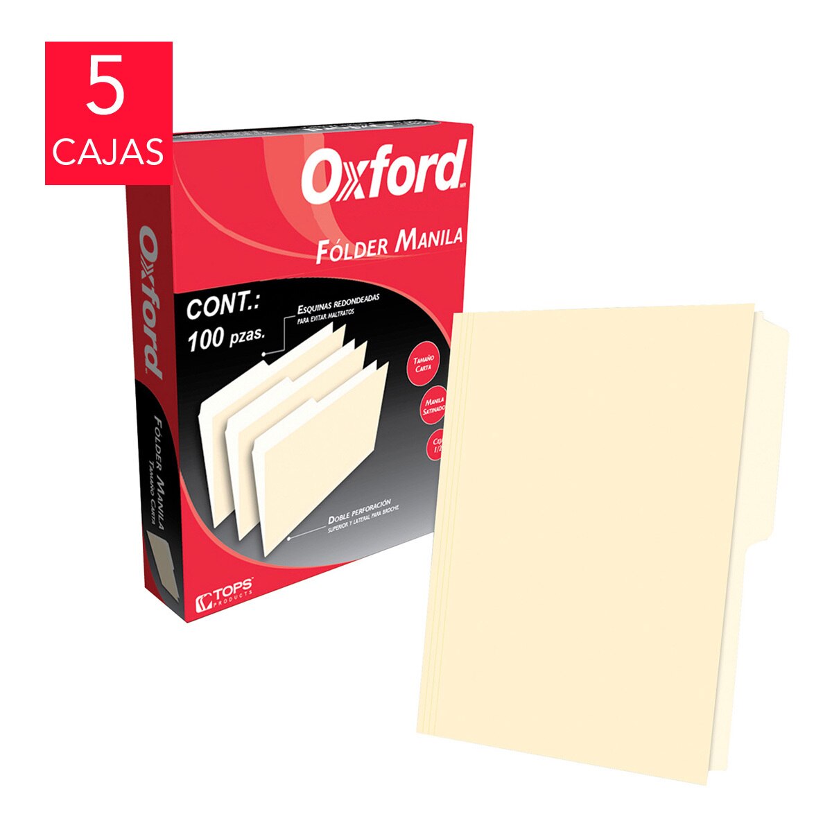 Oxford folder manila tamaño carta Costco México