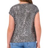 Vince Camuto Blusa para Dama Gris Grande