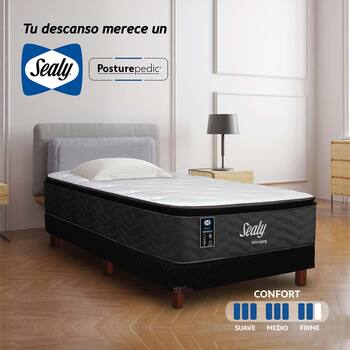 Sealy, Winnipeg, Colchón y Box Individual
