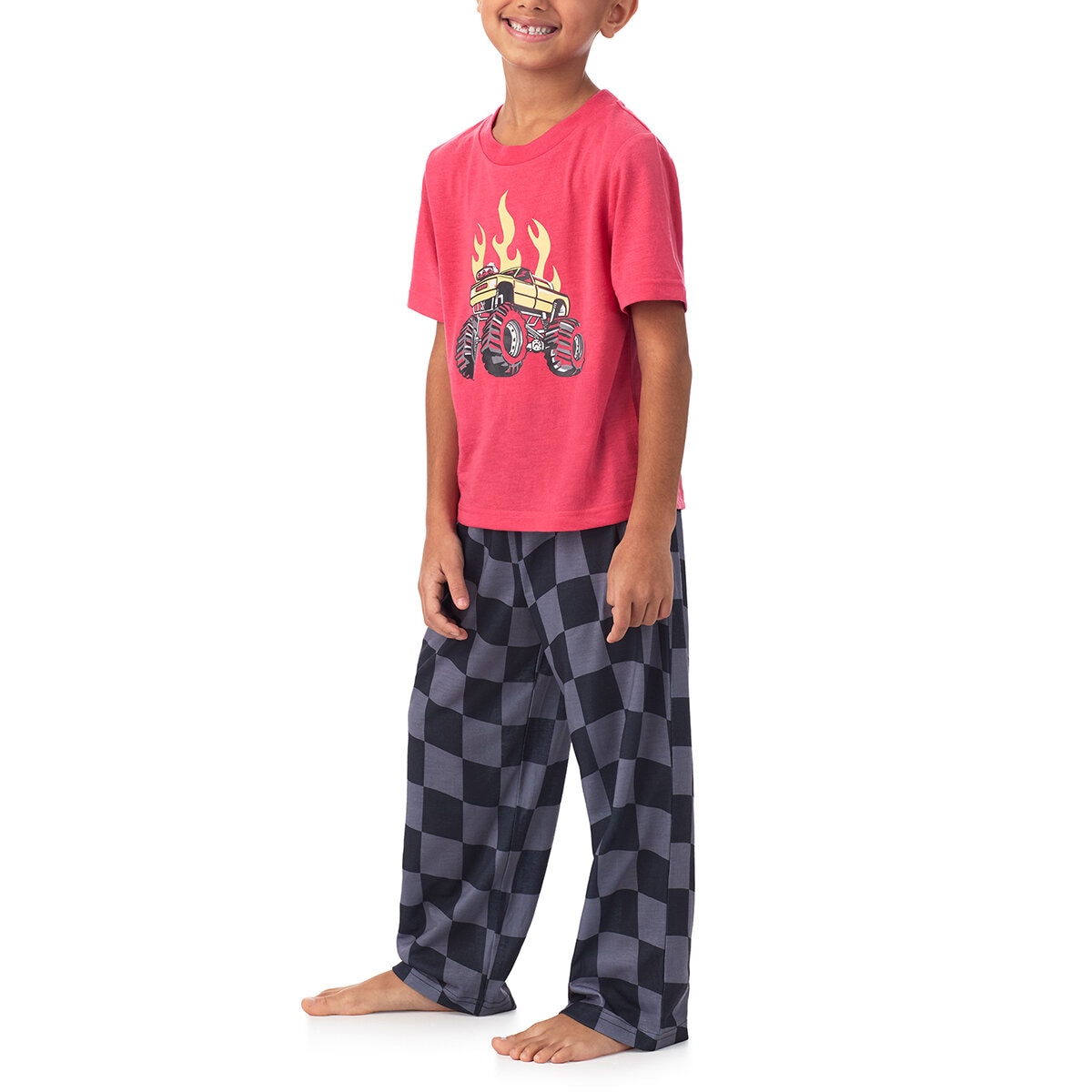 Saint Eve Pijama 3 piezas para Niños y Niñas Rojo 7 / 8 Años
