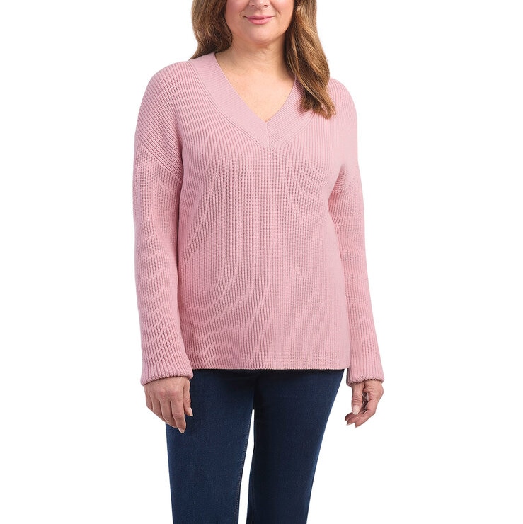 Hilary Radley Suéter para Dama Rosa Chica Hilary Radley Suéter para Dama Rosa Chica