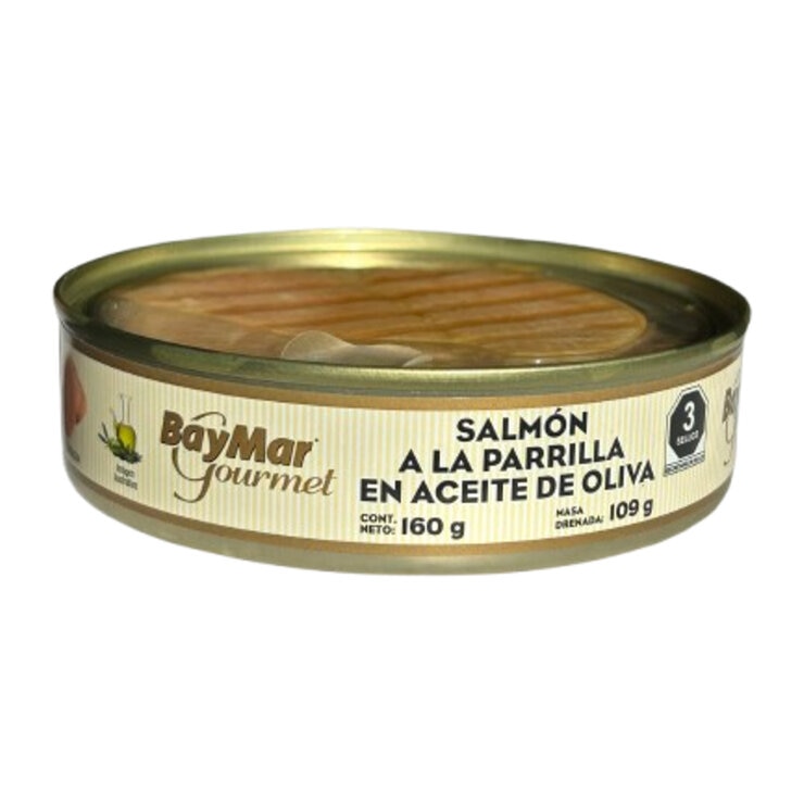 Baymar Salmón a la Parrilla en Aceite de Oliva 3/160 g