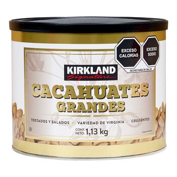 Kirkland Signature Cacahuates Tostados y Salados 1.13 kg