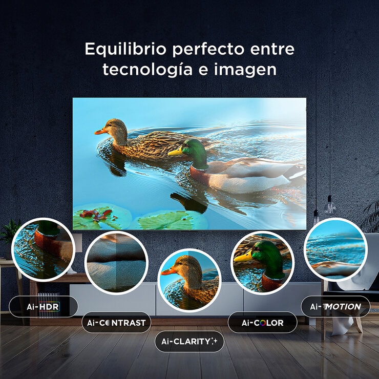 TCL Pantalla 55" QLED 4K Google TV