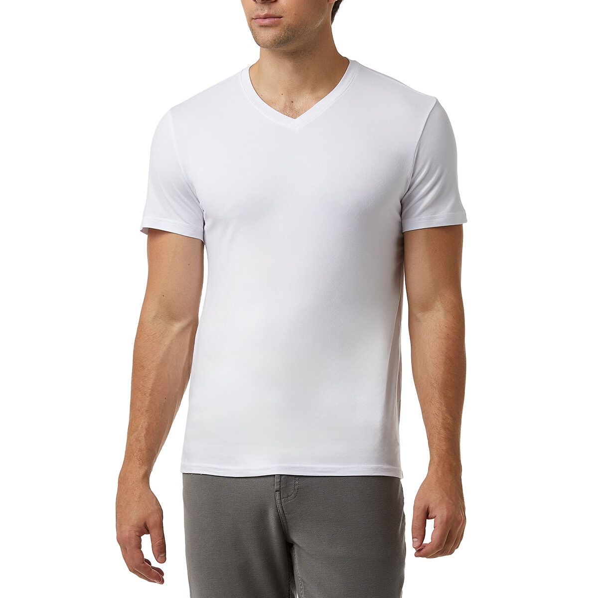 32 Degrees Cool Playera para Caballero 4 piezas Blanco Chica