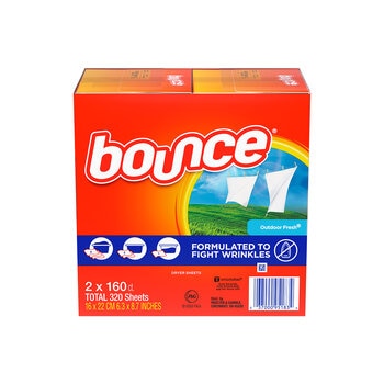 Bounce Toallas para Secadora 2 pzas de 160 hojas