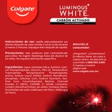 Colgate Luminous White Pasta Dental con Carbón Activado 4 pzas