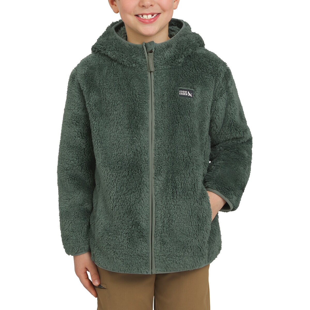 Eddie Bauer Chamarra para Niños o Niñas Verde 7 / 8 Años Eddie Bauer Chamarra para Niños o Niñas Verde 7 / 8 Años