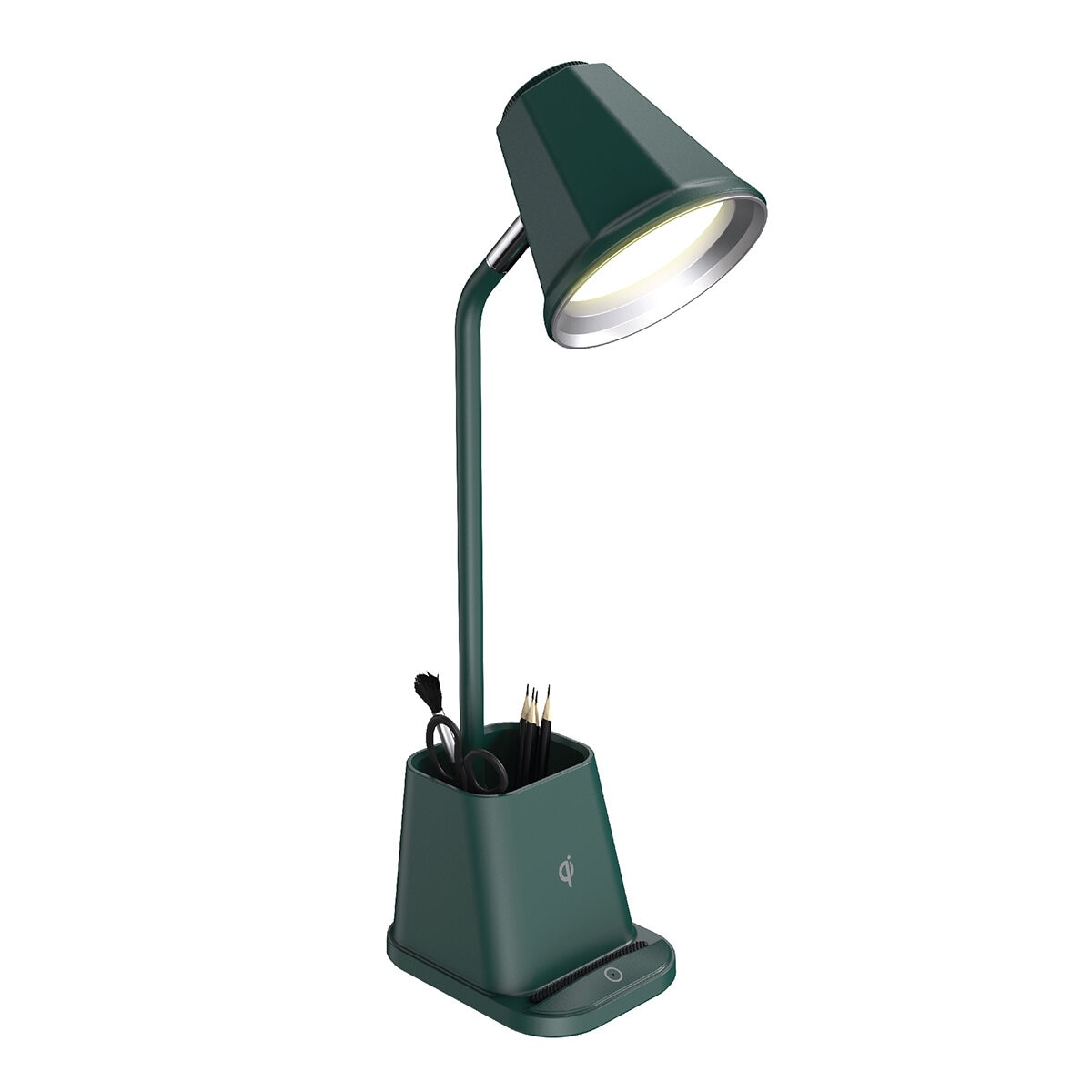 Sheffield Rayo Lámpara de Escritorio con Cargador Inalámbrico Color Verde