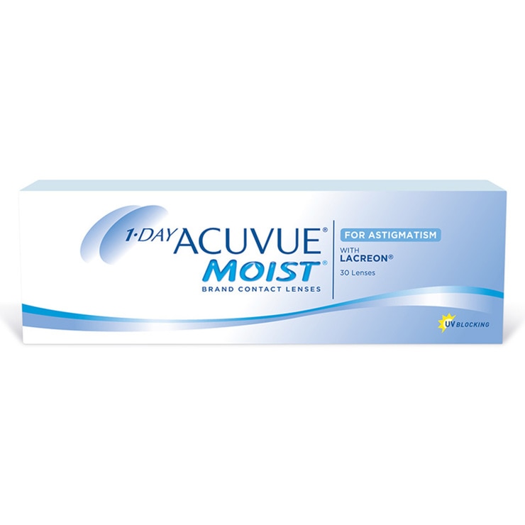 1 Day ACUVUE MOIST para Astigmatismo (D 4, Cyl/Axis -0.75/20)