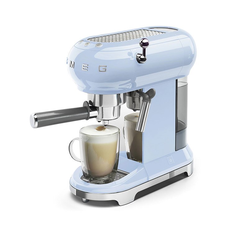 Smeg, máquina de café espresso, azul Costco México