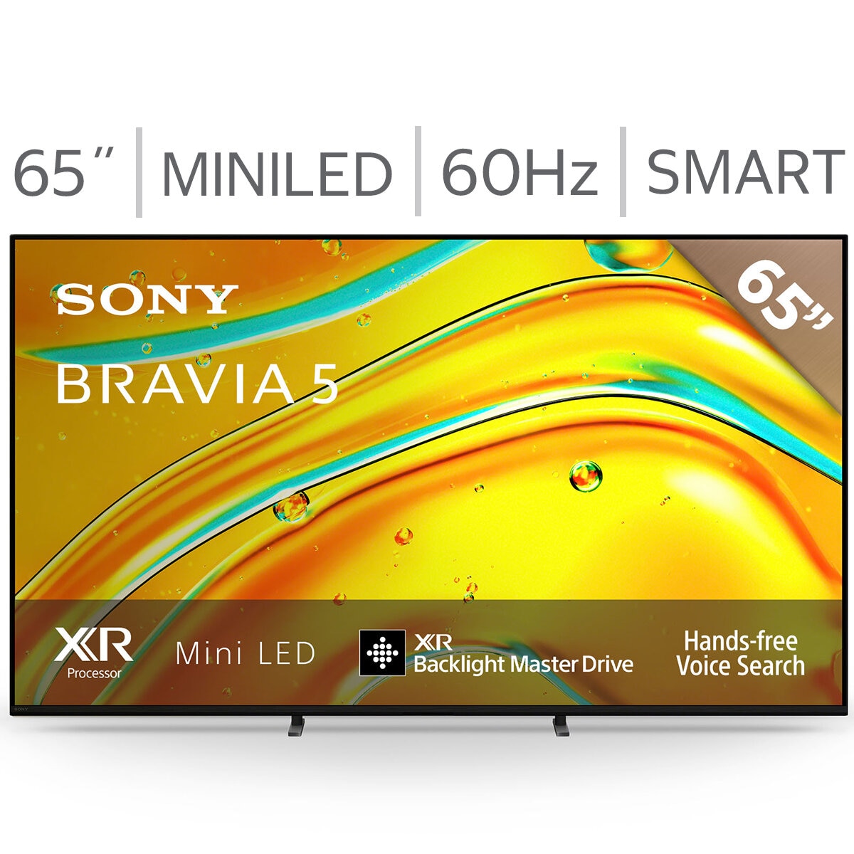 Sony Pantalla 65" BRAVIA 5 Miniled 4K Google TV